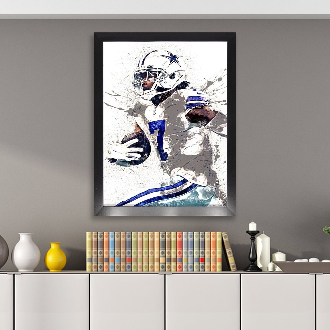 Trevon Diggs Dallas Cowboys Poster Print Canvas Wrap Man 2