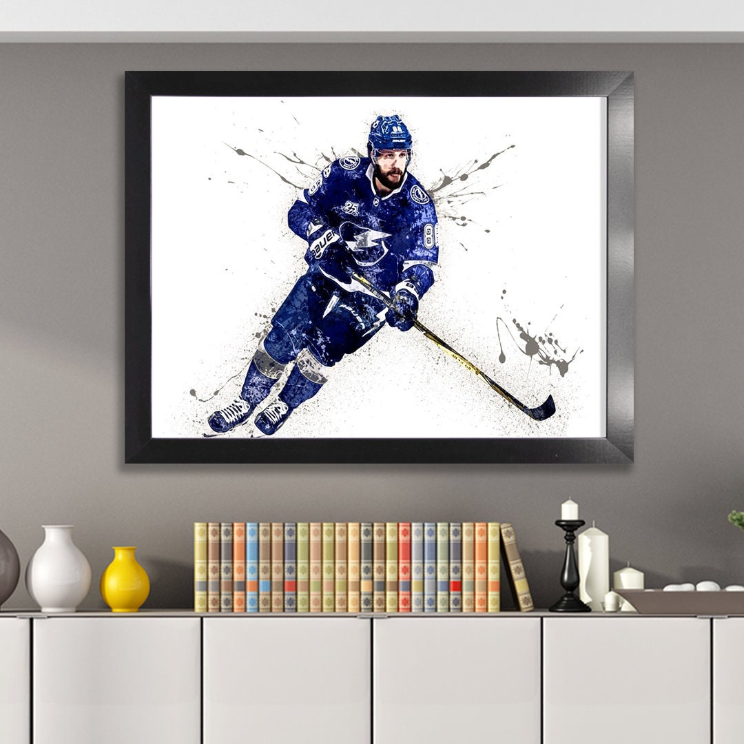 Nikita Kucherov Poster Tampa Bay Lightning Canvas Wrap Kids 2