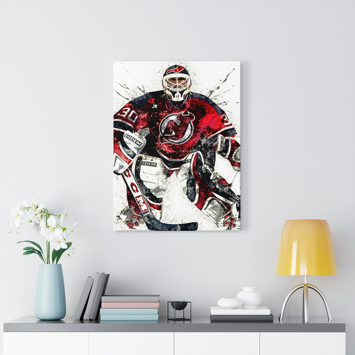 Martin Brodeur Poster New Jersey Devils Canvas Wrap Kids 2