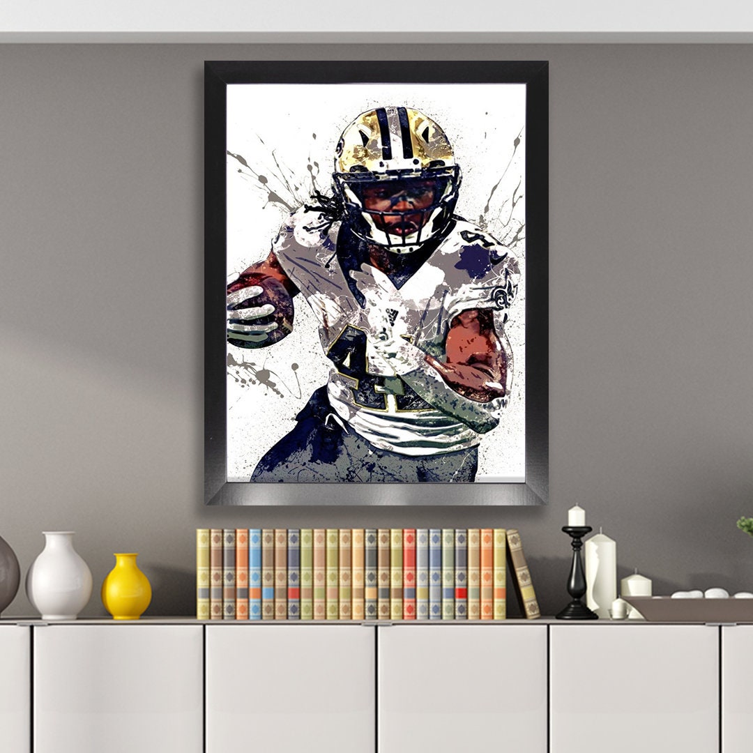 Alvin Kamara New Orleans Saints Premium Poster Print Canvas 2