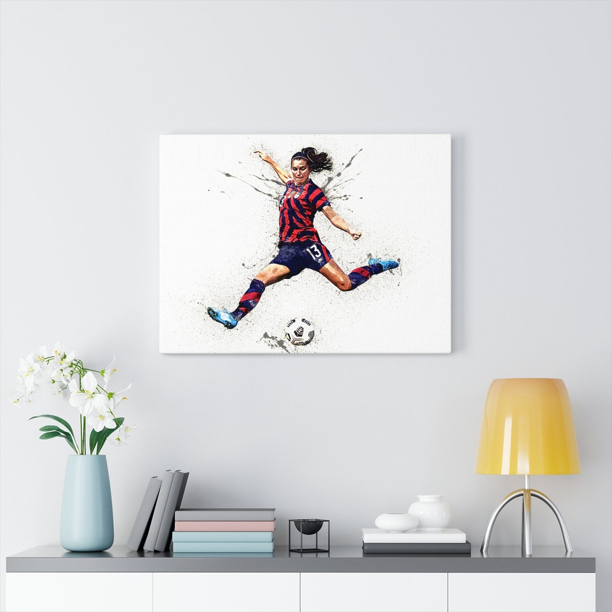 Alex Morgan Poster Canvas Wrap Fine Art Quality Man Cave 2