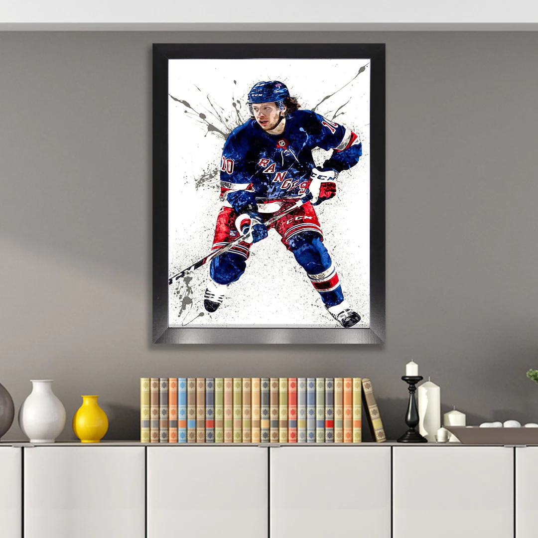 Artemi Panarin Poster New York Rangers Canvas Wrap Kids 2