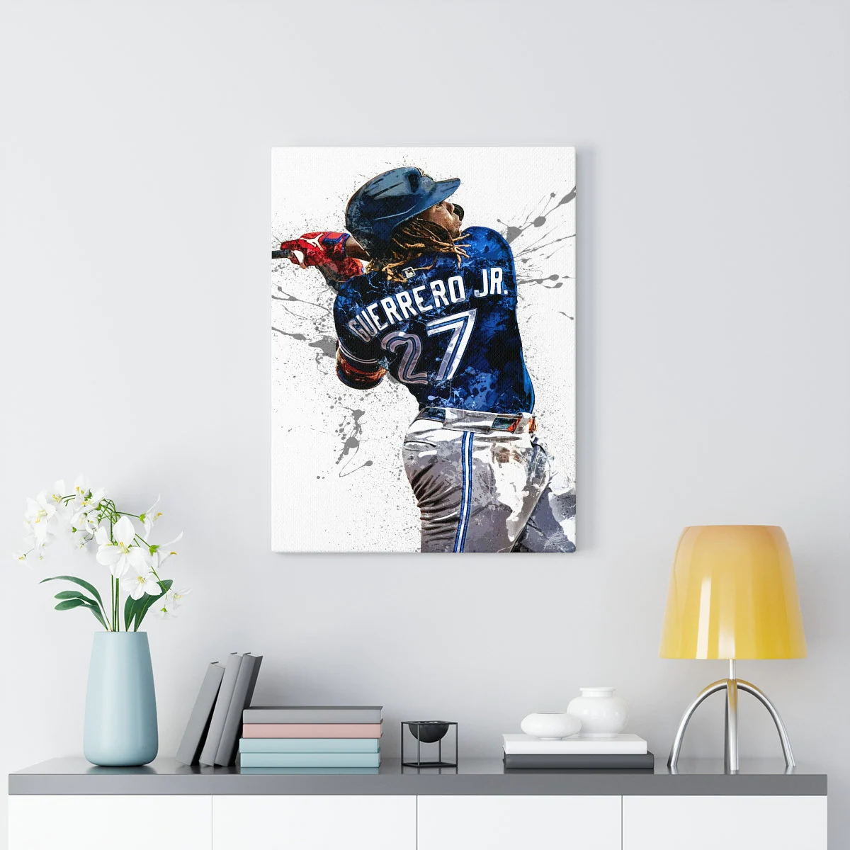 Vladimir Guerrero Jr Poster Toronto Blue Jays Canvas Wrap 2