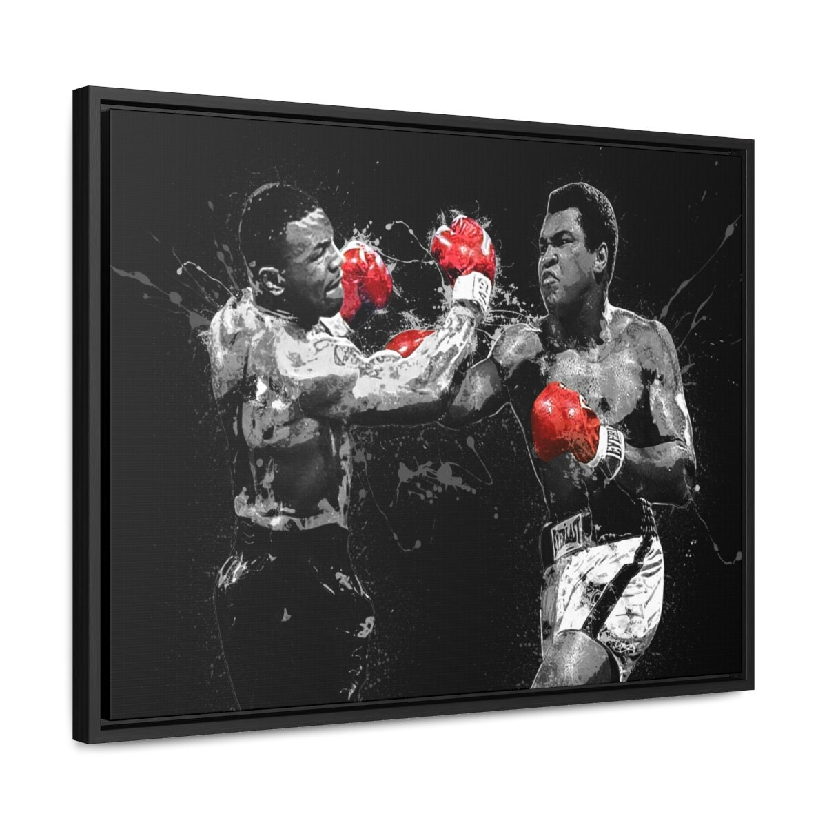 Mike Tyson Muhammad Ali Poster Canvas Wrap Fine Art 2