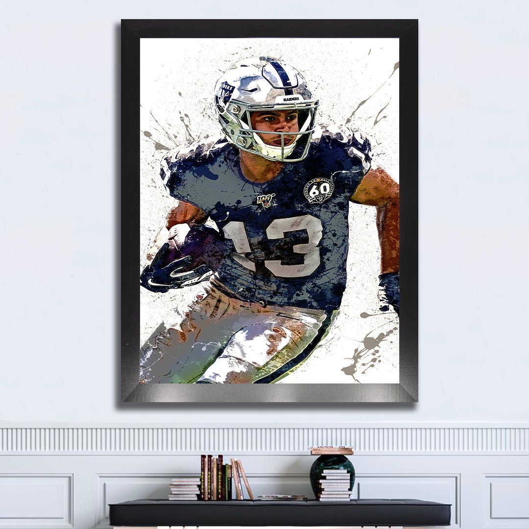 Hunter Renfrow Poster Las Vegas Raiders Canvas Wrap Kids 2