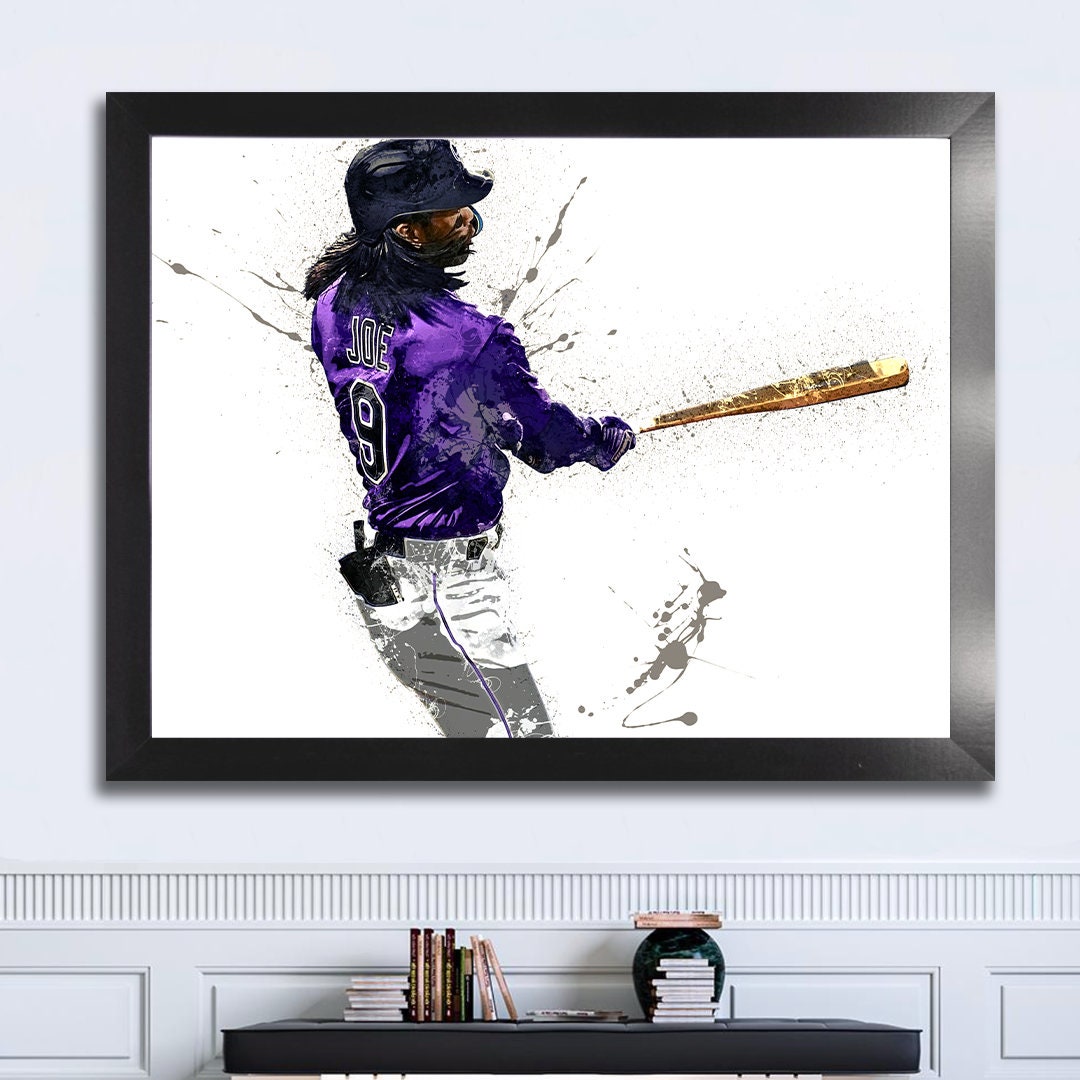 Connor Joe Poster Colorado Rockies Canvas Wrap Man Cave 2