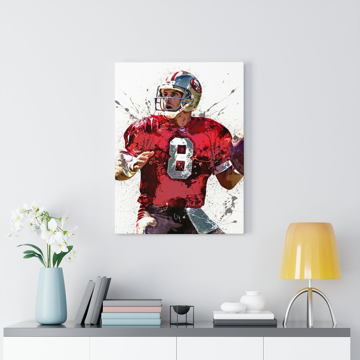 Steve Young San Francisco 49ers Canvas Wrap Poster Print 2