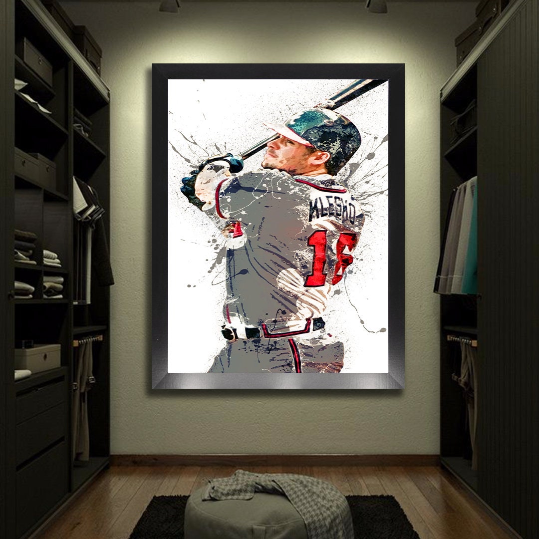 Ryan Klesko Poster Atlanta Braves Canvas Wrap Kids Room 2