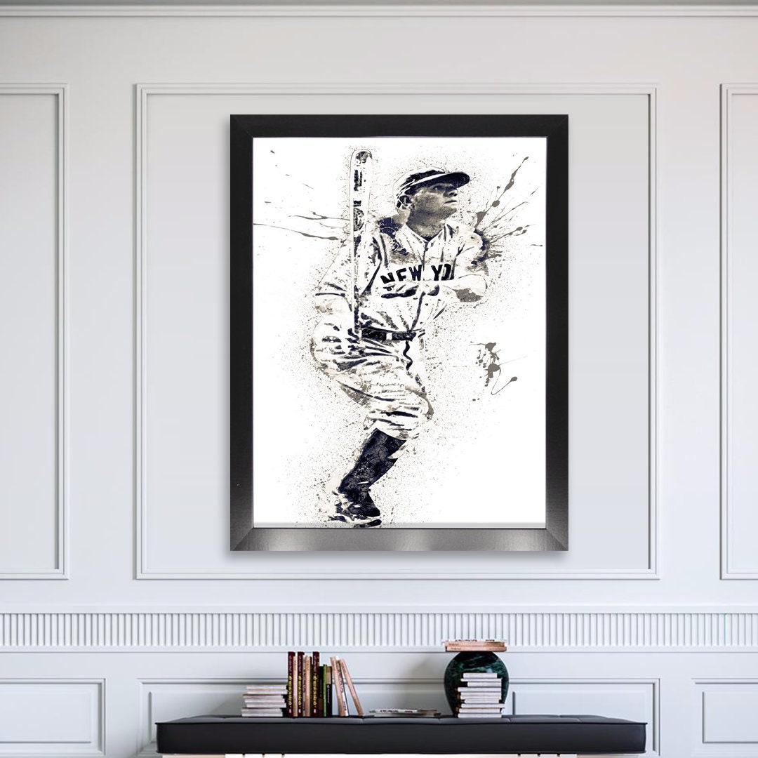 Babe Ruth Poster Print New York Yankees Canvas Wrap Kids 2