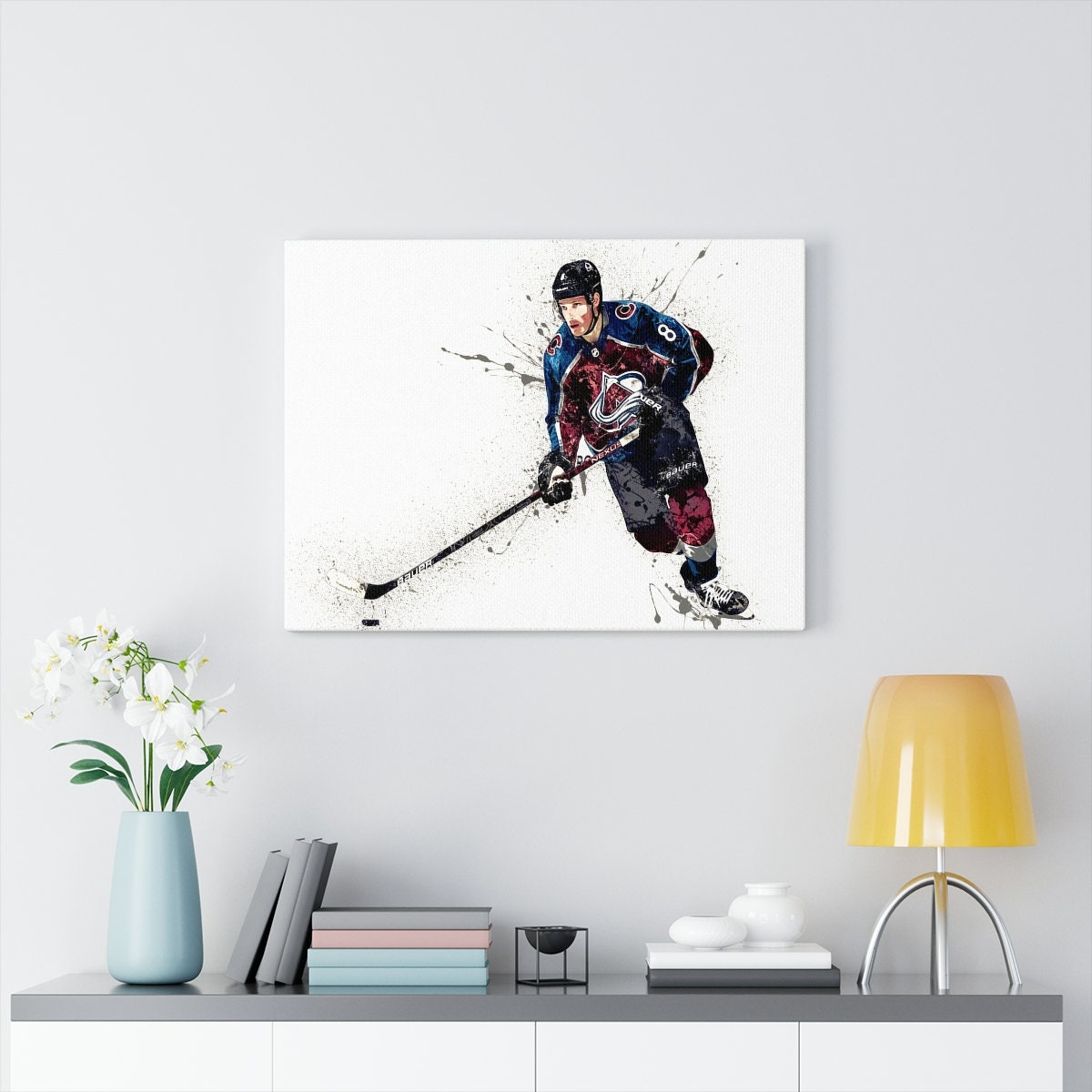 Cale Makar Poster Colorado Avalanche Canvas Wrap Kids Room 2