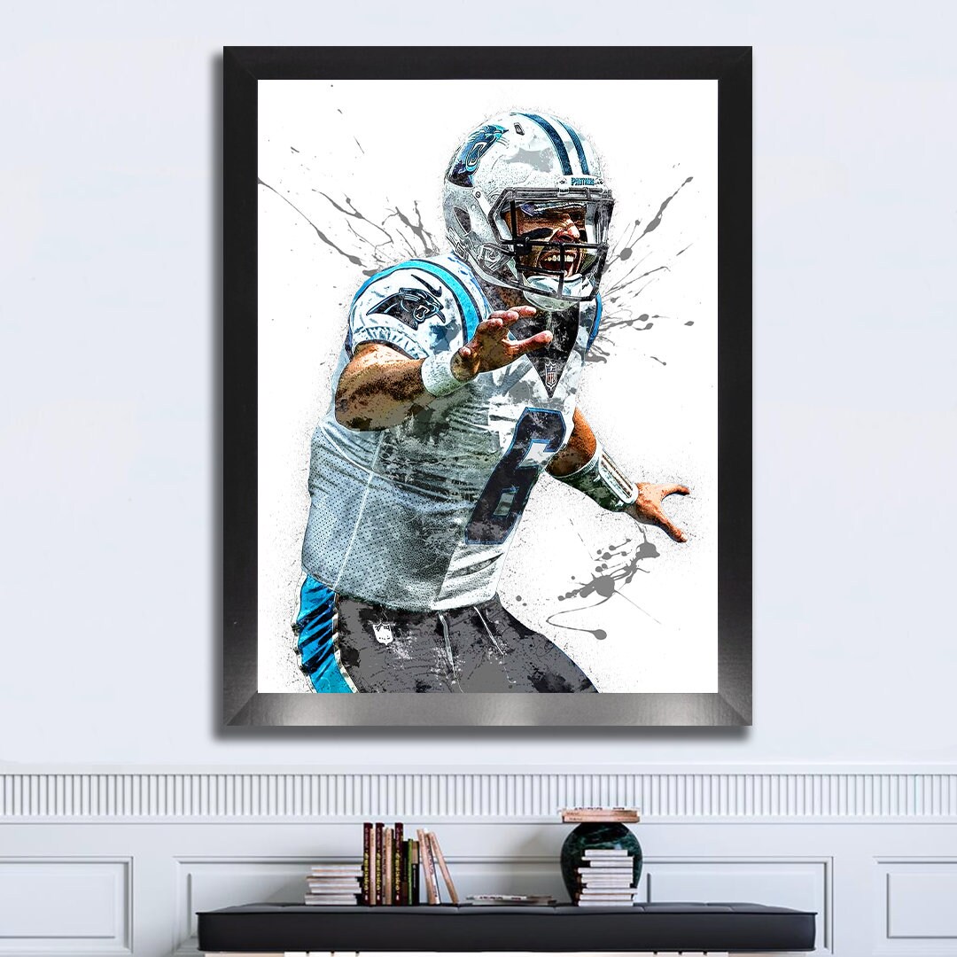 Baker Mayfield Poster Carolina Panthers Canvas Wrap Man 2