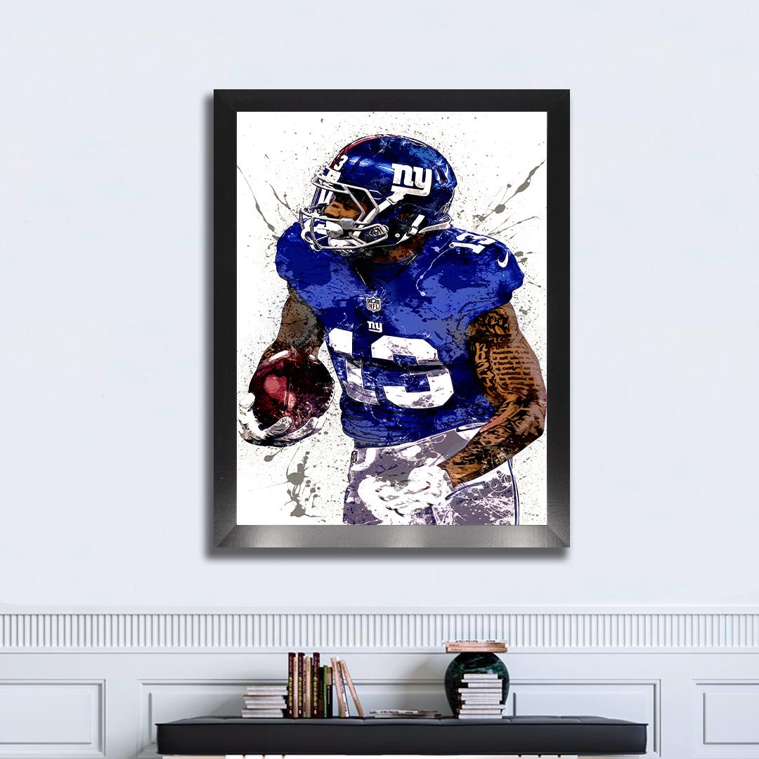 Odell Beckham Jr Poster New York Giants Canvas Wrap Man 2