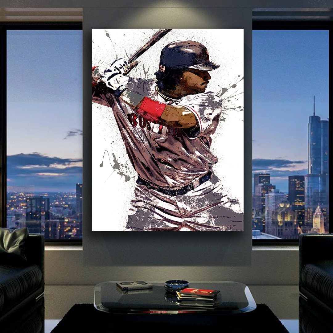 Manny Ramirez Poster Boston Red Sox Canvas Wrap Poster 2