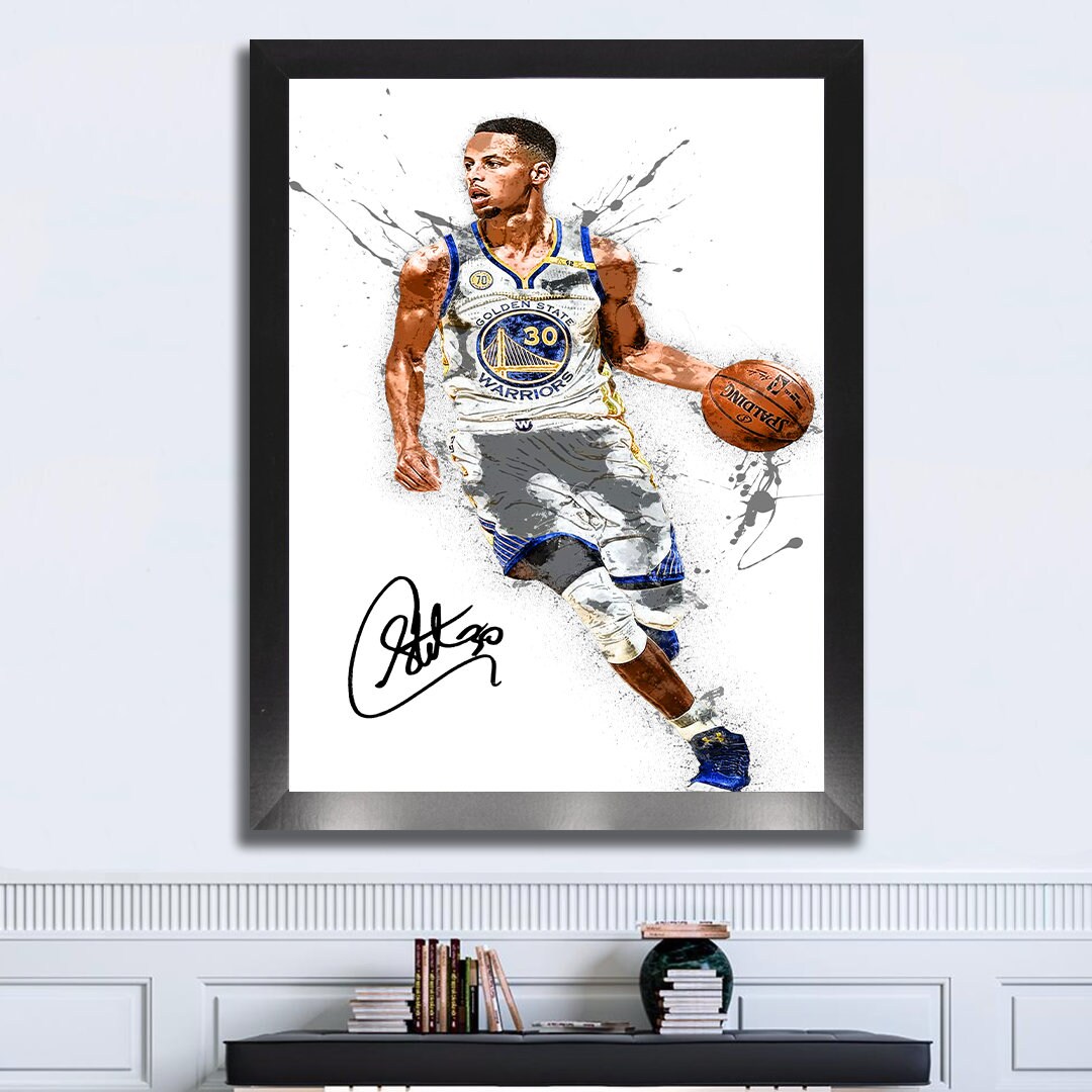 Steph Curry Print Golden State Warriors Premium Poster 2