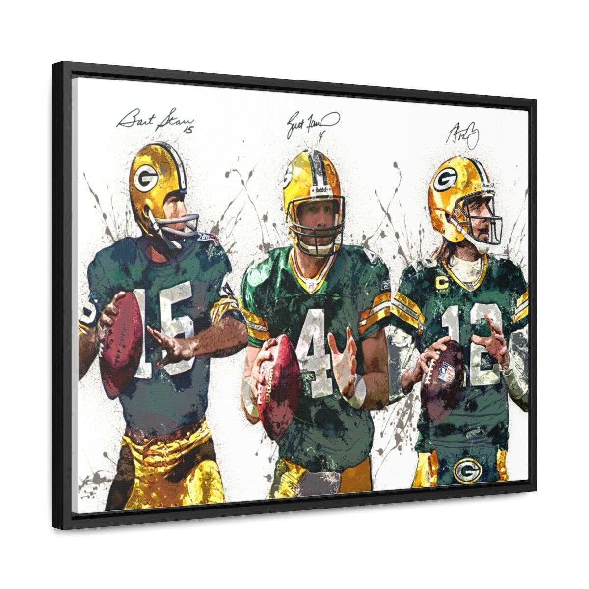 Bart Starr Brett Favre Aaron Rodgers Green Bay Packers 2