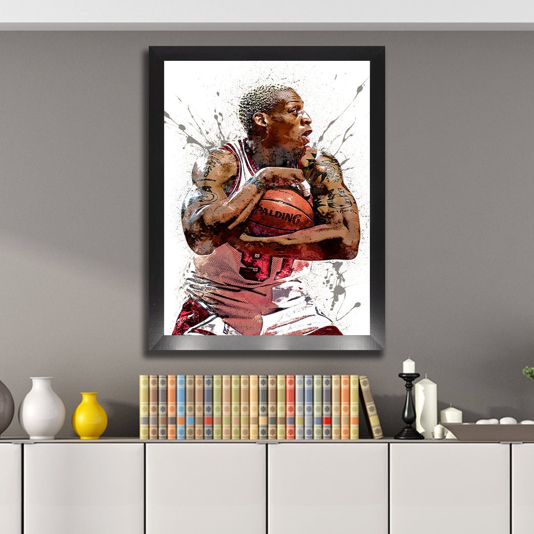 Dennis Rodman Poster Quote Motivational Canvas Wrap Man 2