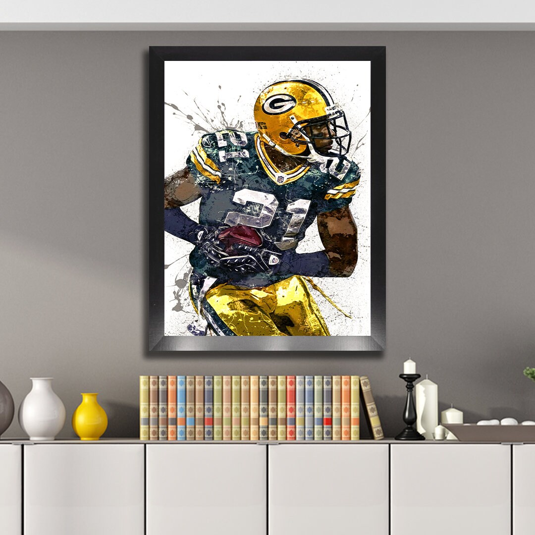 Charles Woodson Poster Green Bay Packers Canvas Wrap Man 2