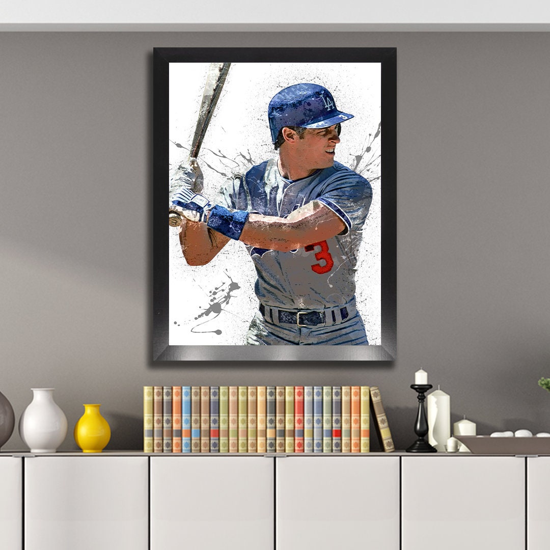 Steve Sax Los Angeles Dodgers Canvas Wrap Poster Print 2