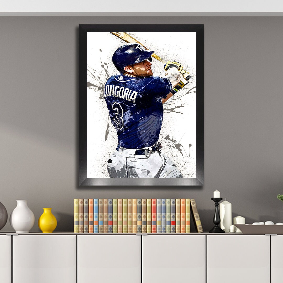 Evan Longoria Poster Tampa Bay Rays Canvas Wrap Kids Room 2