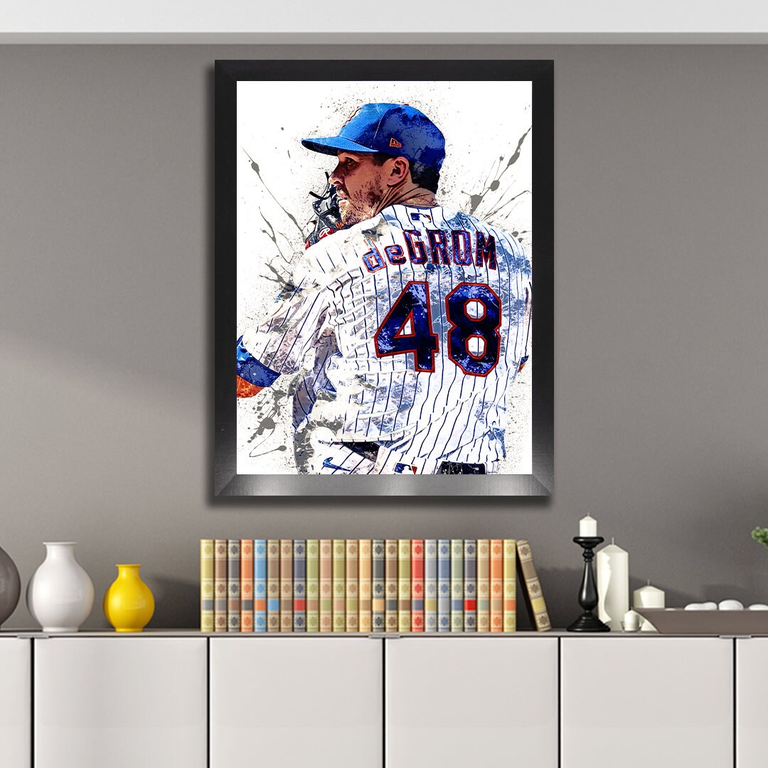 Jacob Degrom Poster New York Mets Canvas Wrap Kids Room 2