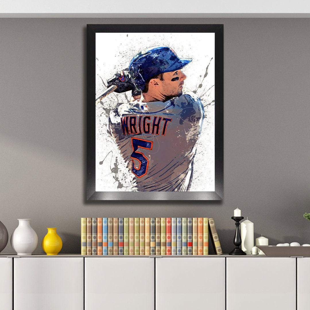 David Wright Poster New York Mets Canvas Wrap Kids Room 2