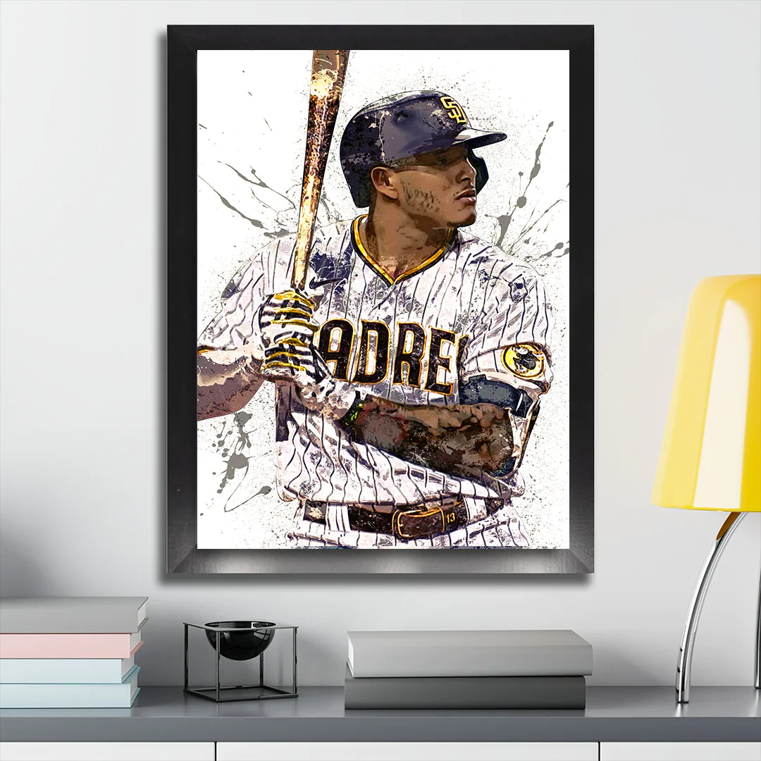 Manny Machado Poster San Diego Padres Canvas Wrap Poster 2