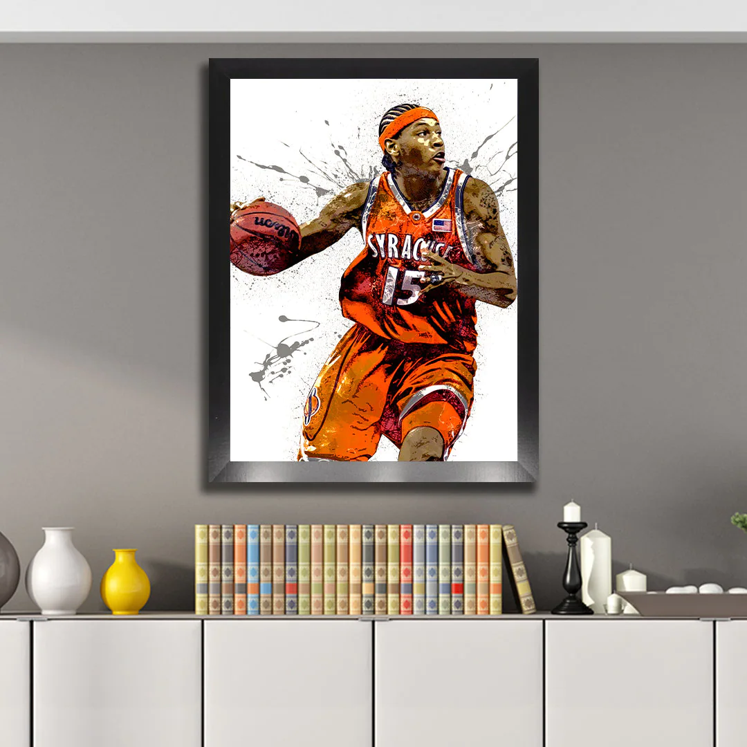 Carmelo Anthony Poster Syracuse Canvas Wrap Poster Print 2