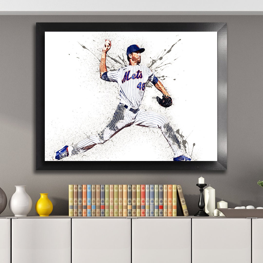 Jacob Degrom Poster New York Mets Canvas Wrap Kids Room 2