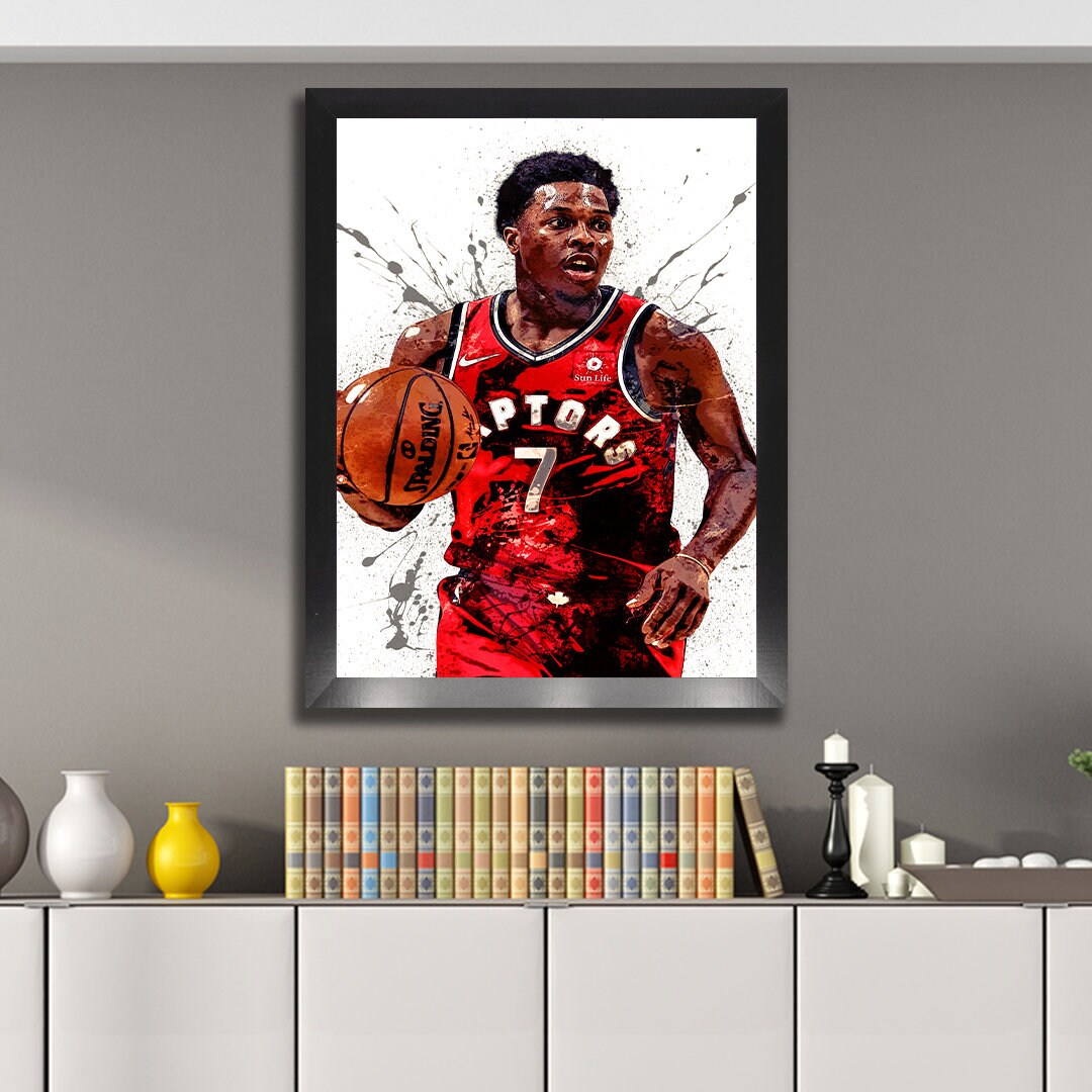 Kyle Lowry Poster Toronto Raptors Canvas Wrap Man Cave 2