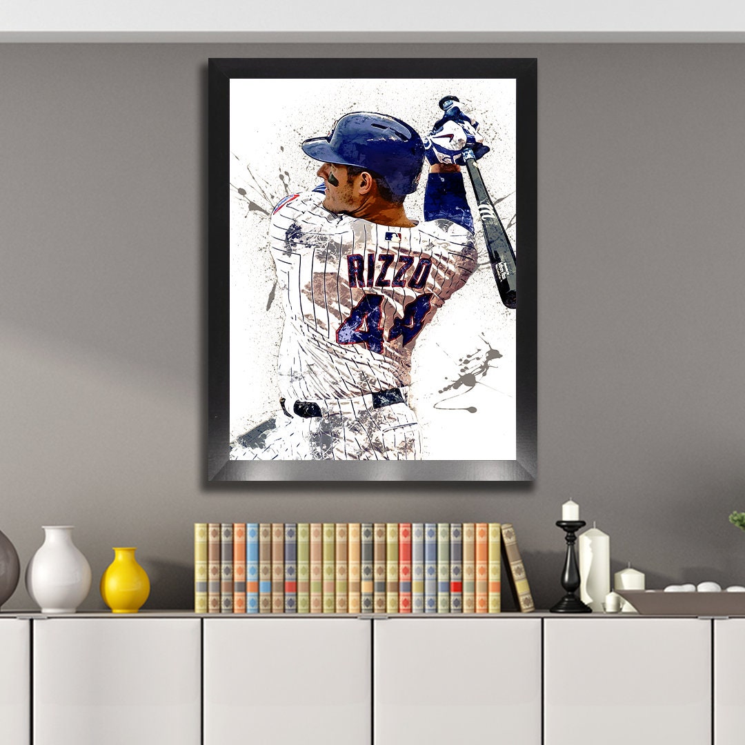 Anthony Rizzo Poster Chicago Cubs Canvas Wrap Fine Art 2