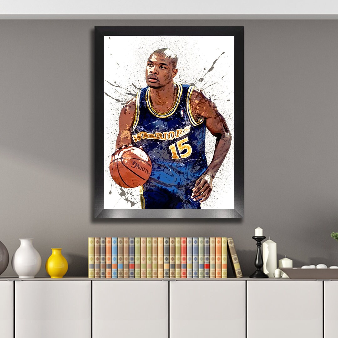 Latrell Sprewell Poster Golden State Warriors Canvas Wrap 2