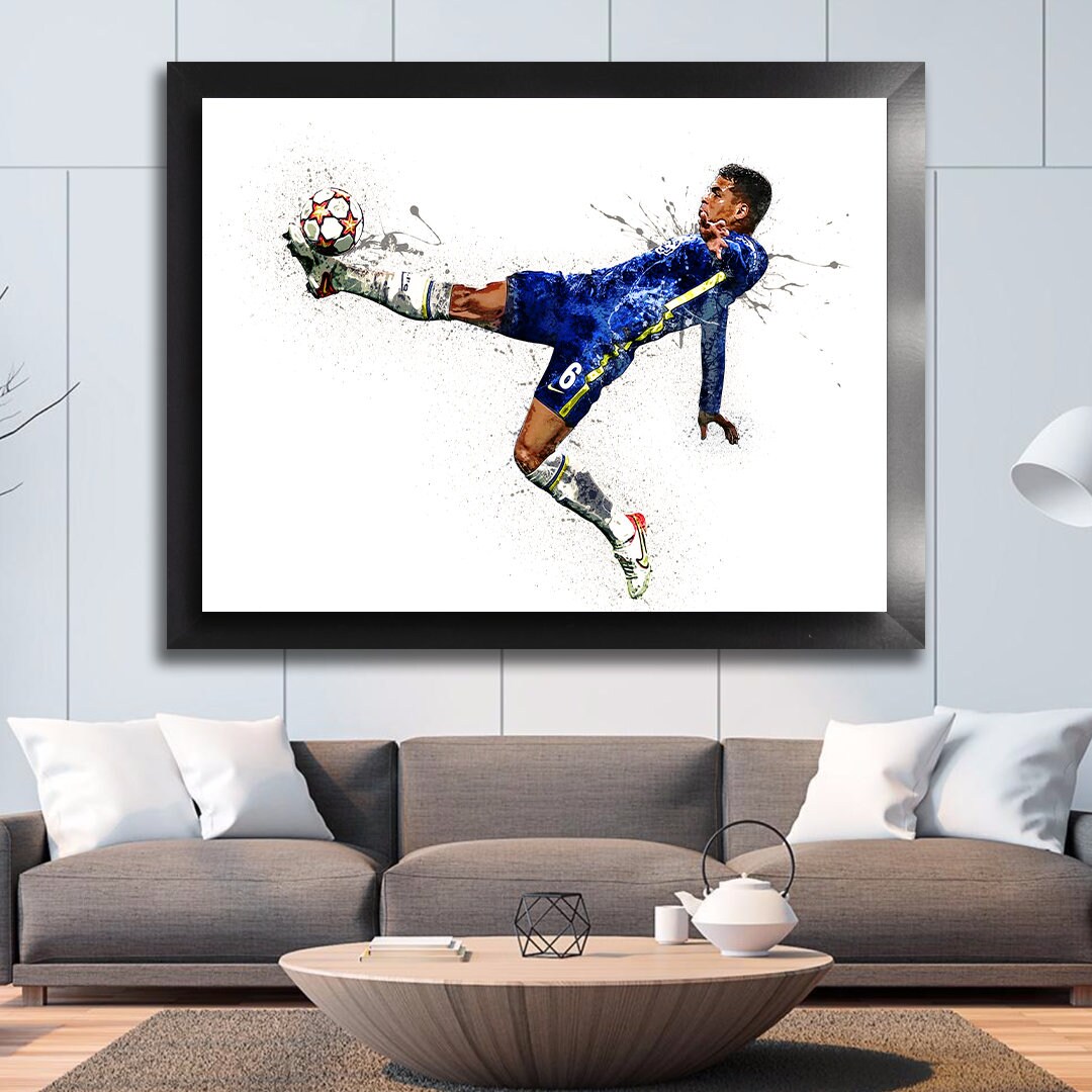 Thiago Silva Poster Canvas Wrap Fine Art Quality Man Cave 2