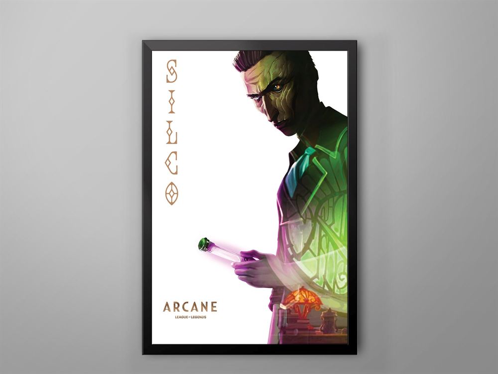 2021 Arcane League Of Legends Tv Show Poster Canvas