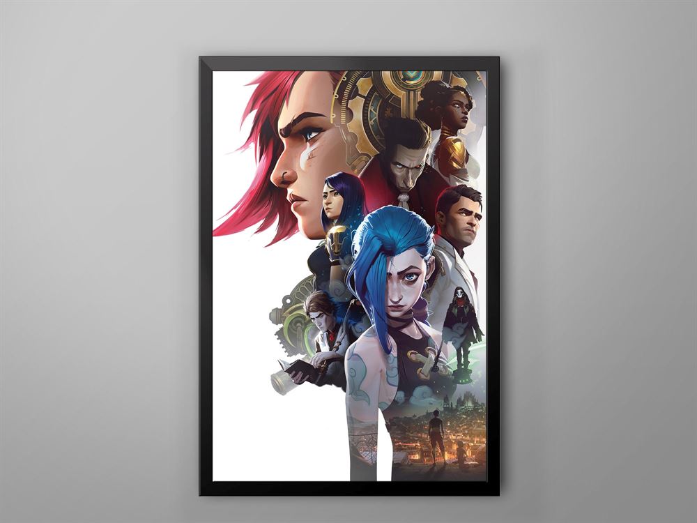 2021 Arcane League Of Legends Tv Show Poster Wall Art