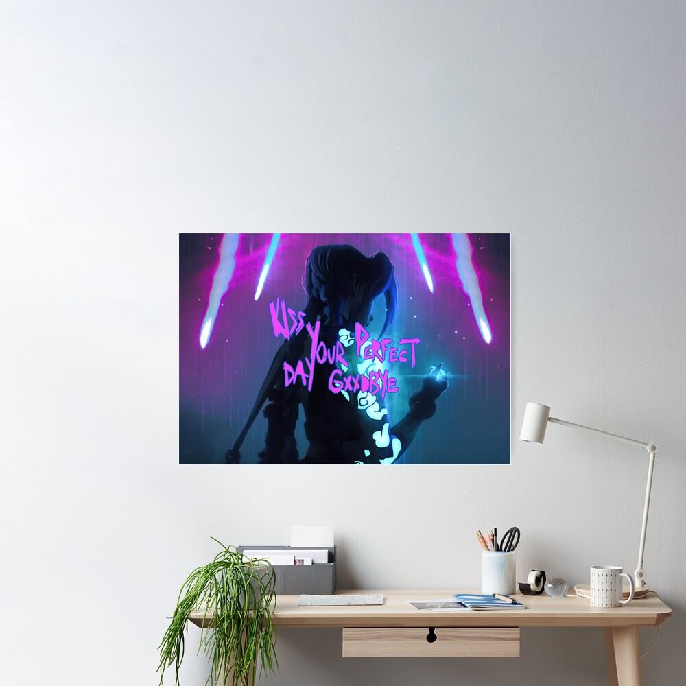 2021 Jinx Arcane Wall Art Poster Canvas Print Decor