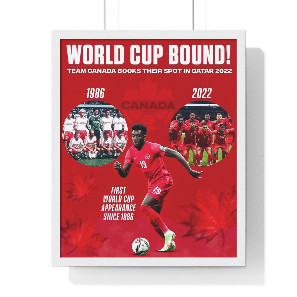 2022 Canada Mens World Cup Since 1986 Poster