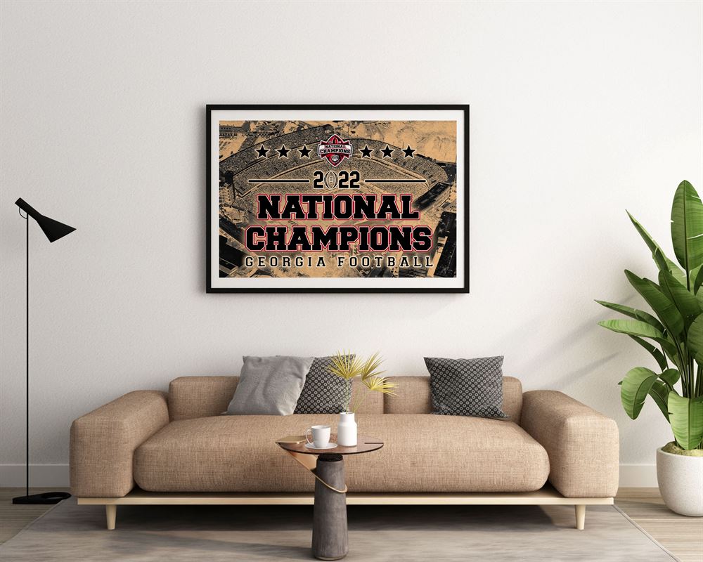 2022 National Champions Georgia Bulldogs Poster