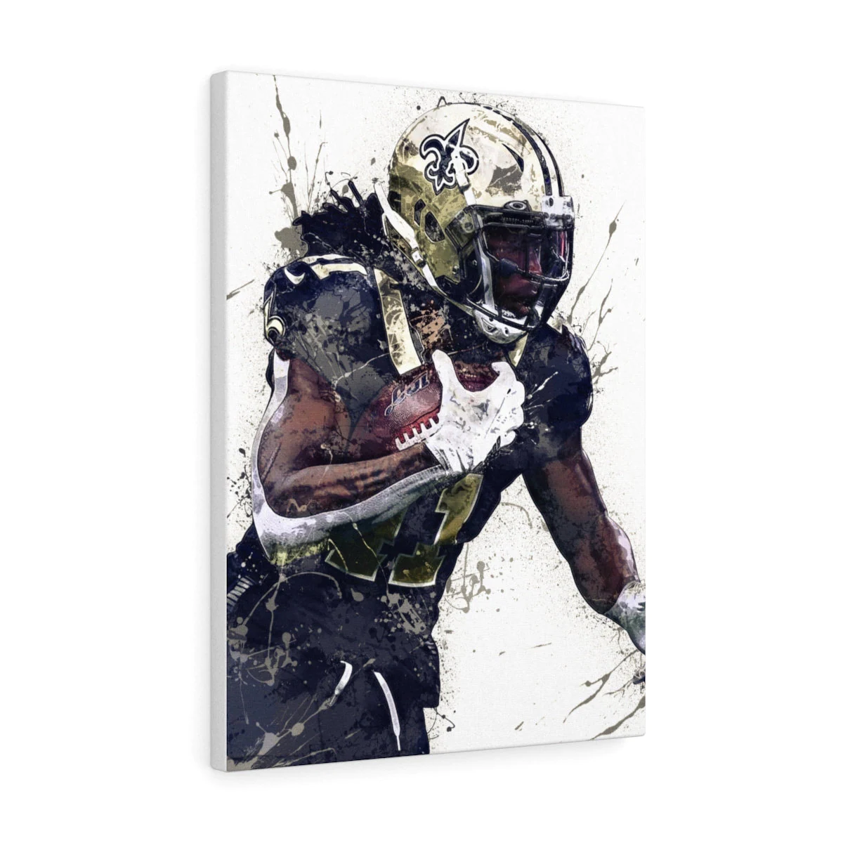 Alvin Kamara Poster New Orleans Saints Canvas Wrap Man 2