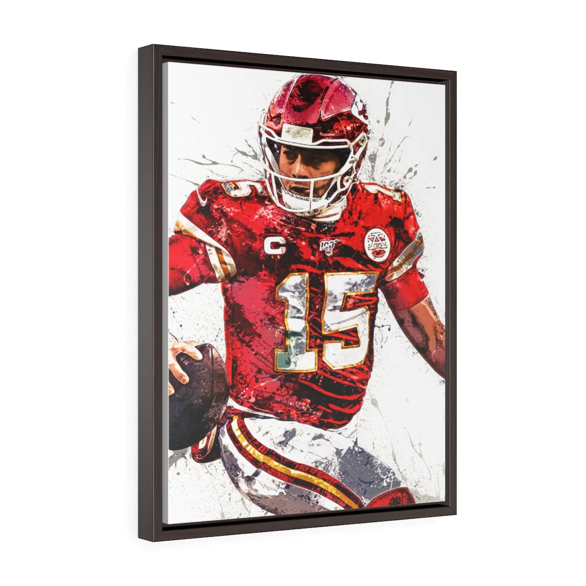 Patrick Mahomes Kansas City Chiefs Poster Print Canvas 2