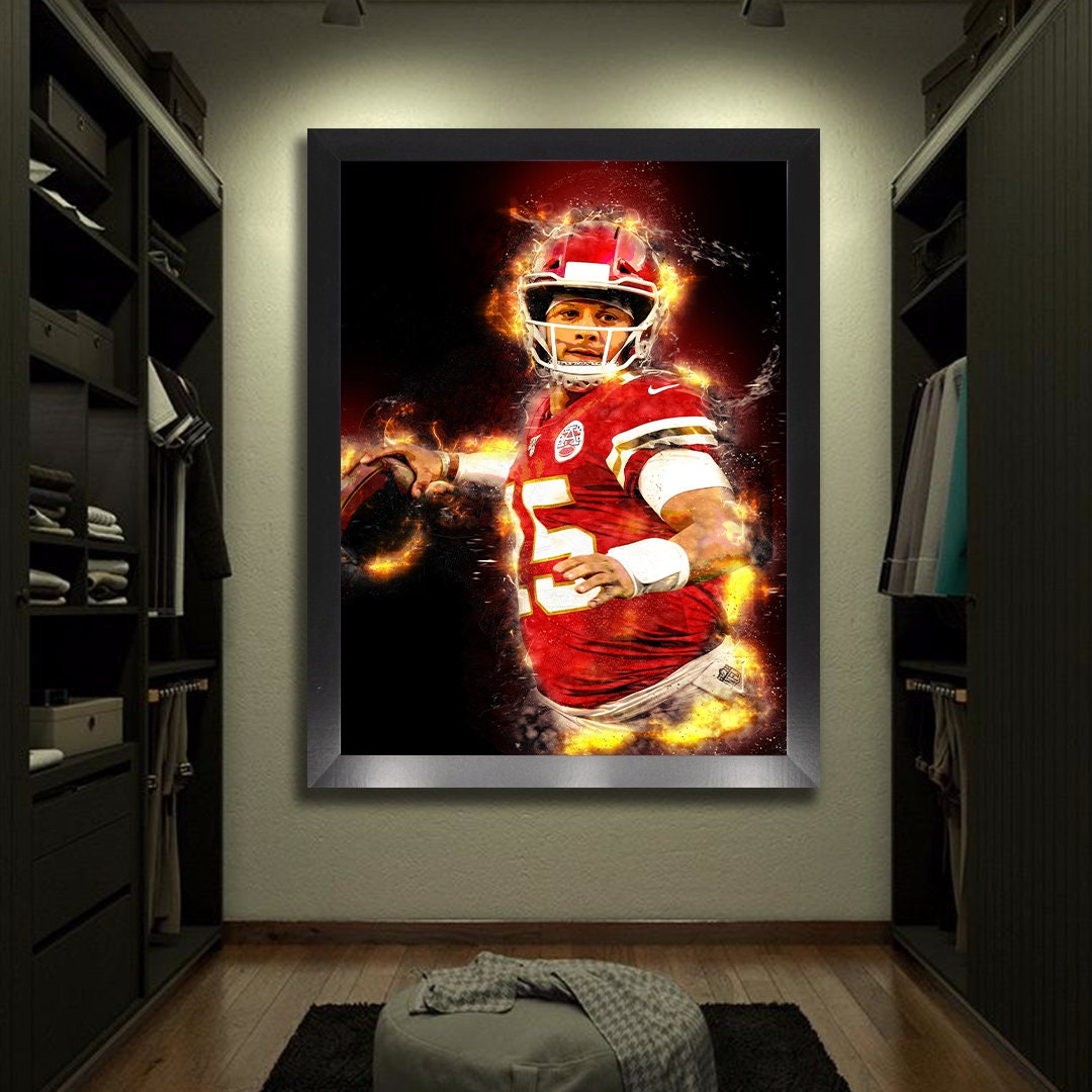 Patrick Mahomes Kansas City Chiefs Poster Print Canvas 2