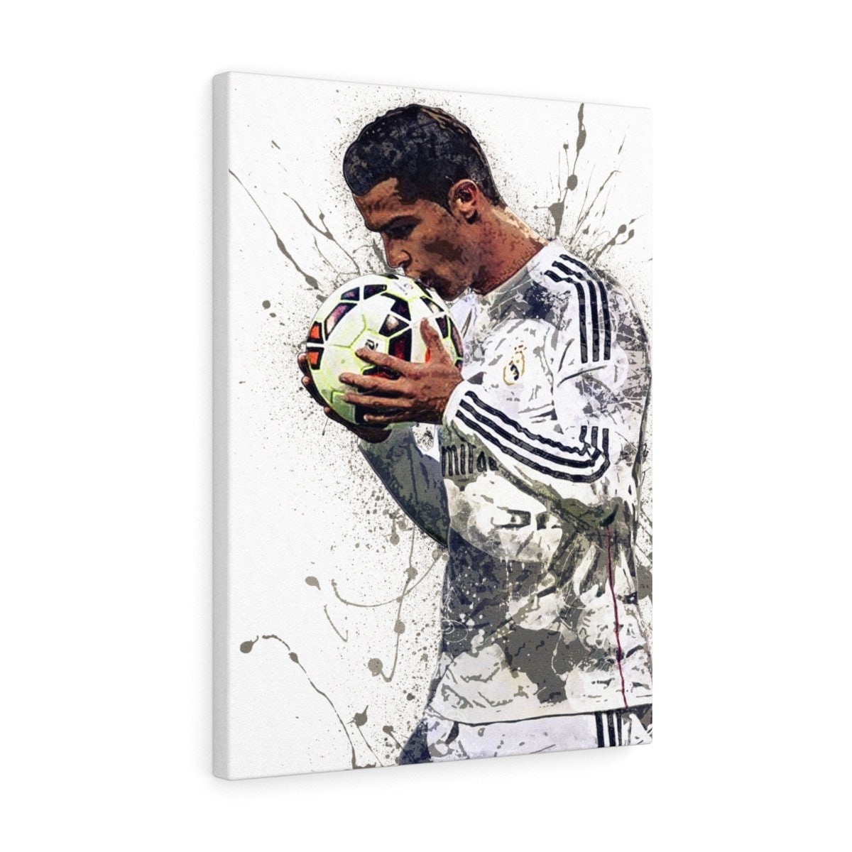 Cristiano Ronaldo Poster Canvas Wrap Fine Art Quality Man 2