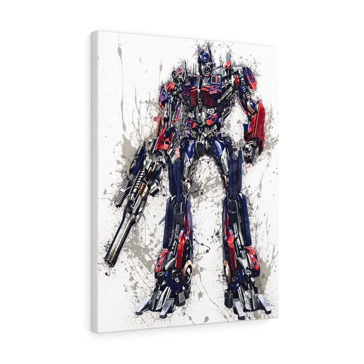 Optimus Prime Transformers Poster Print Canvas Wrap Man 2