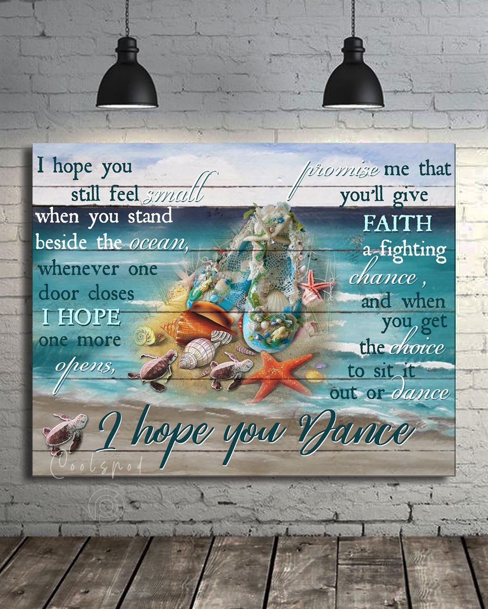 Ballet I Hope You Dance Oop Wall Art Canvas