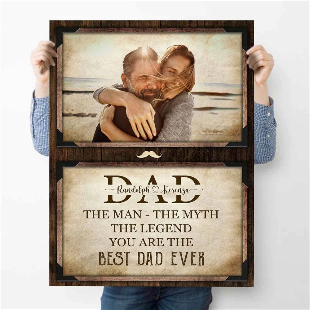 Best Fathers Day Gift For Dad From Daughter Good Fathers Day Gifts Unique Fathers Day Canvas