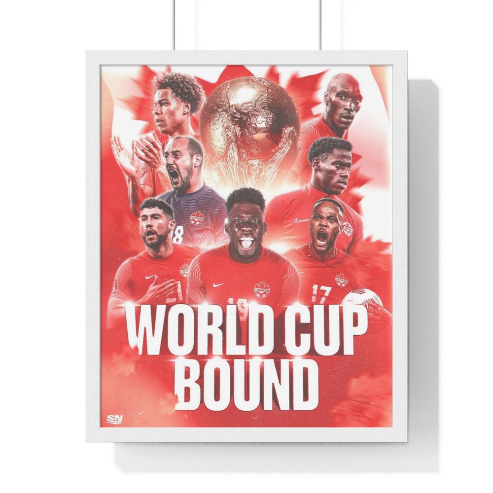 Canada Mens World Cup In Qatar 2022 Poster