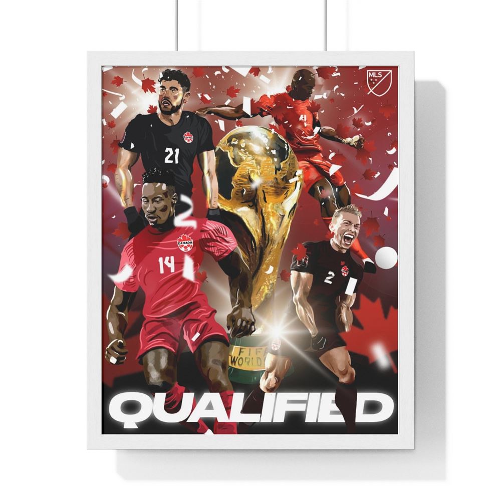 Canada Mens World Cup Qatar 2022 Poster