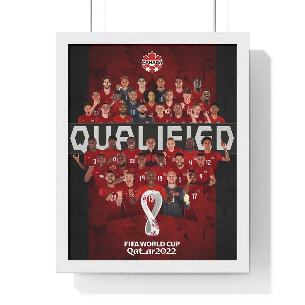 Canada Qualified For The World Cup 2022 Poster