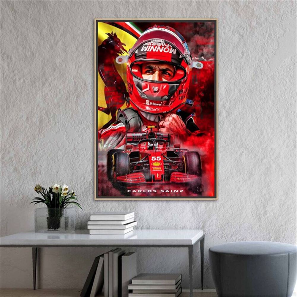 Carlos Sainz F1 2022 Formula Racing Wall Art