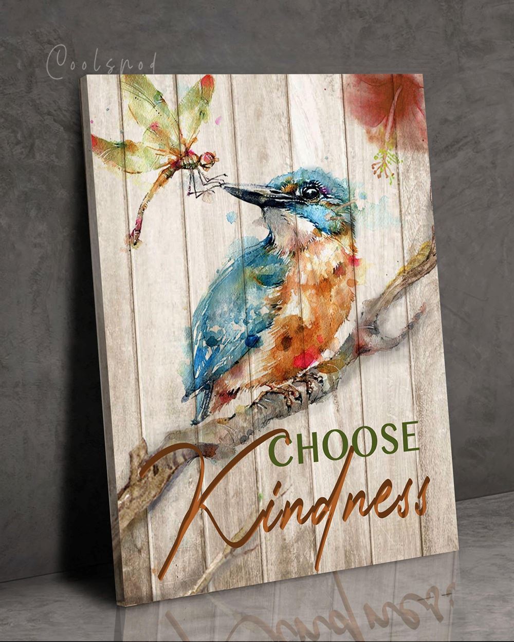 Choose Kind Wall Art Canvas Bird Lovers Canvas