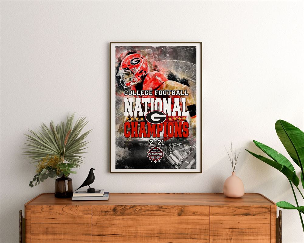 College Football National Champions 2021 Poster